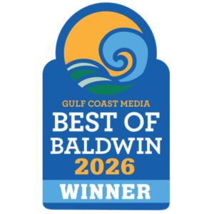Gulf Coast Media Best of Baldwin 2026 Winner award badge